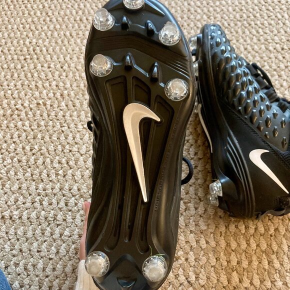 Nike Mens Force Savage Pro 2 Football Cleats Round Toe AV1186-001 Size US8 Black - Picture 6 of 7